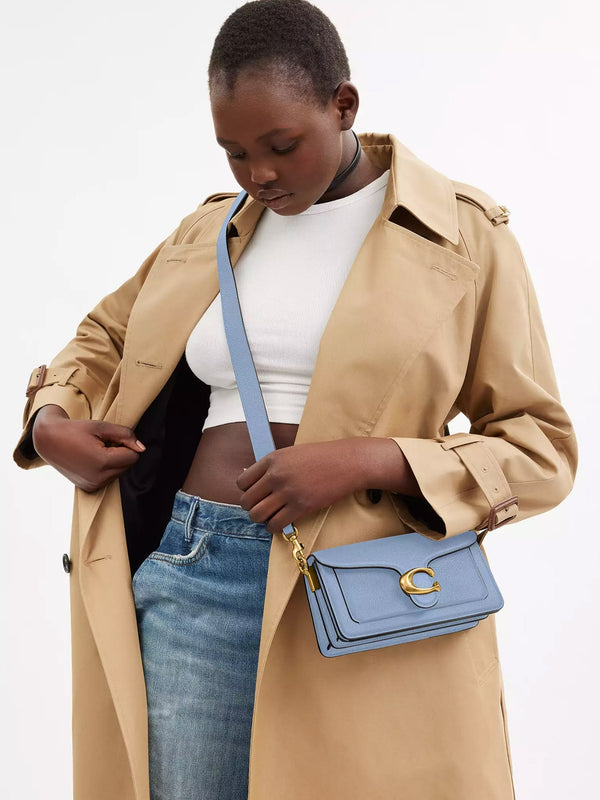Tabby 20 Bluebell Leather Shoulder Bag
