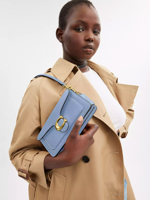 Tabby 20 Bluebell Leather Shoulder Bag