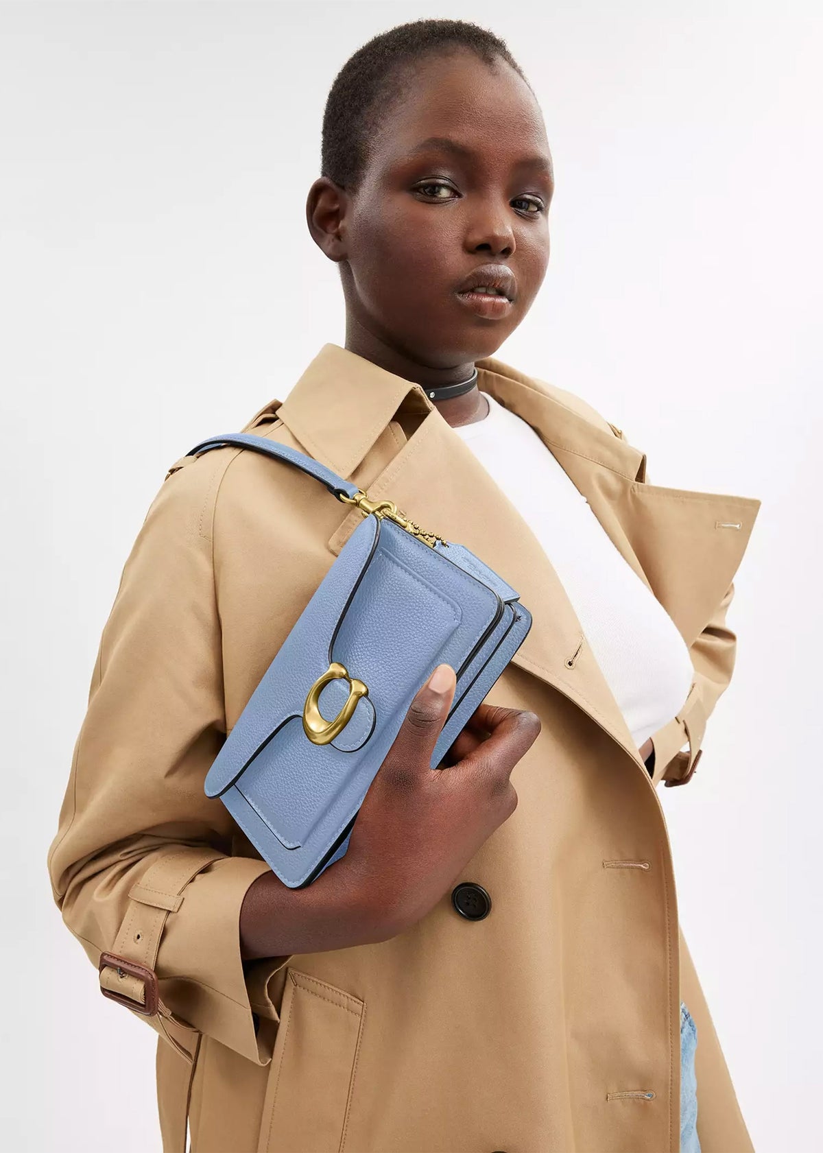 Tabby 20 Bluebell Leather Shoulder Bag