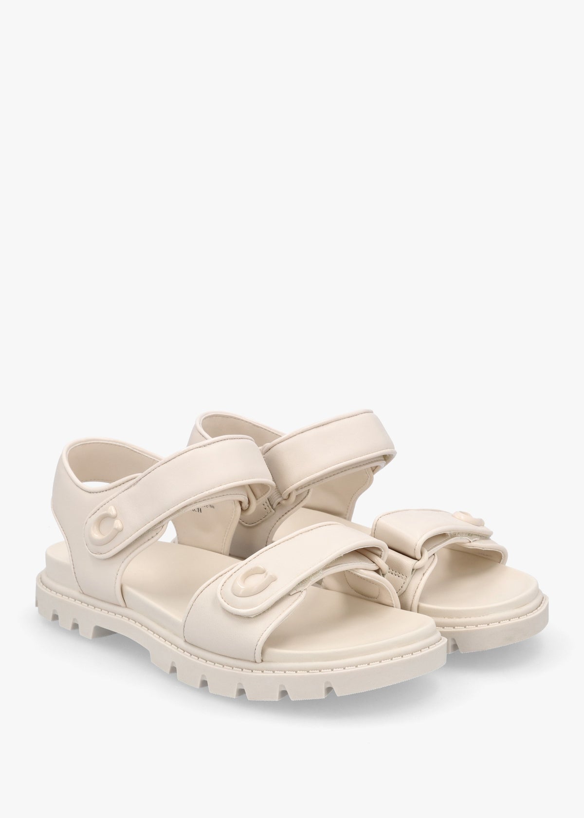 Brynn Chalk Leather Chunky Sandals