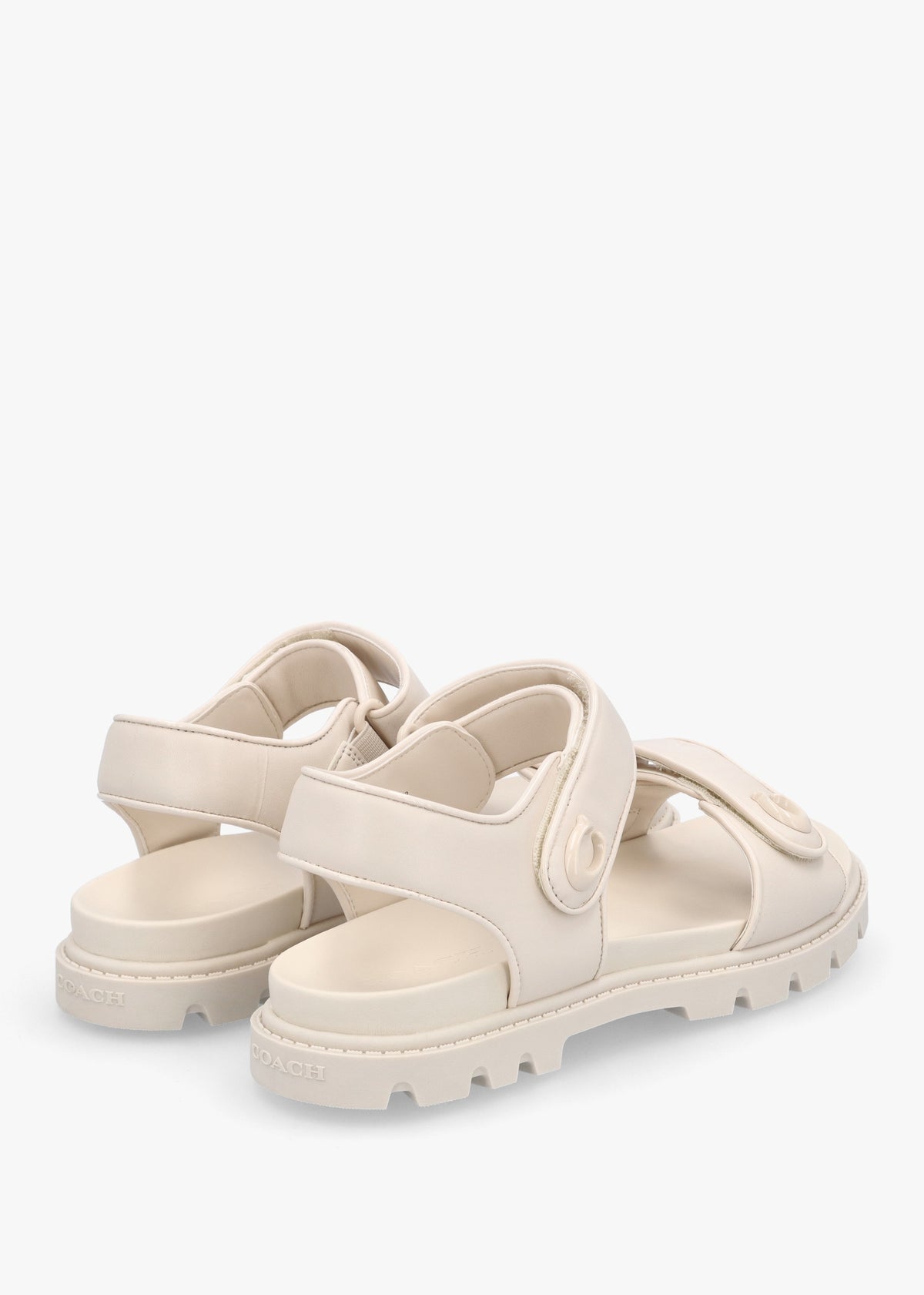 Brynn Chalk Leather Chunky Sandals