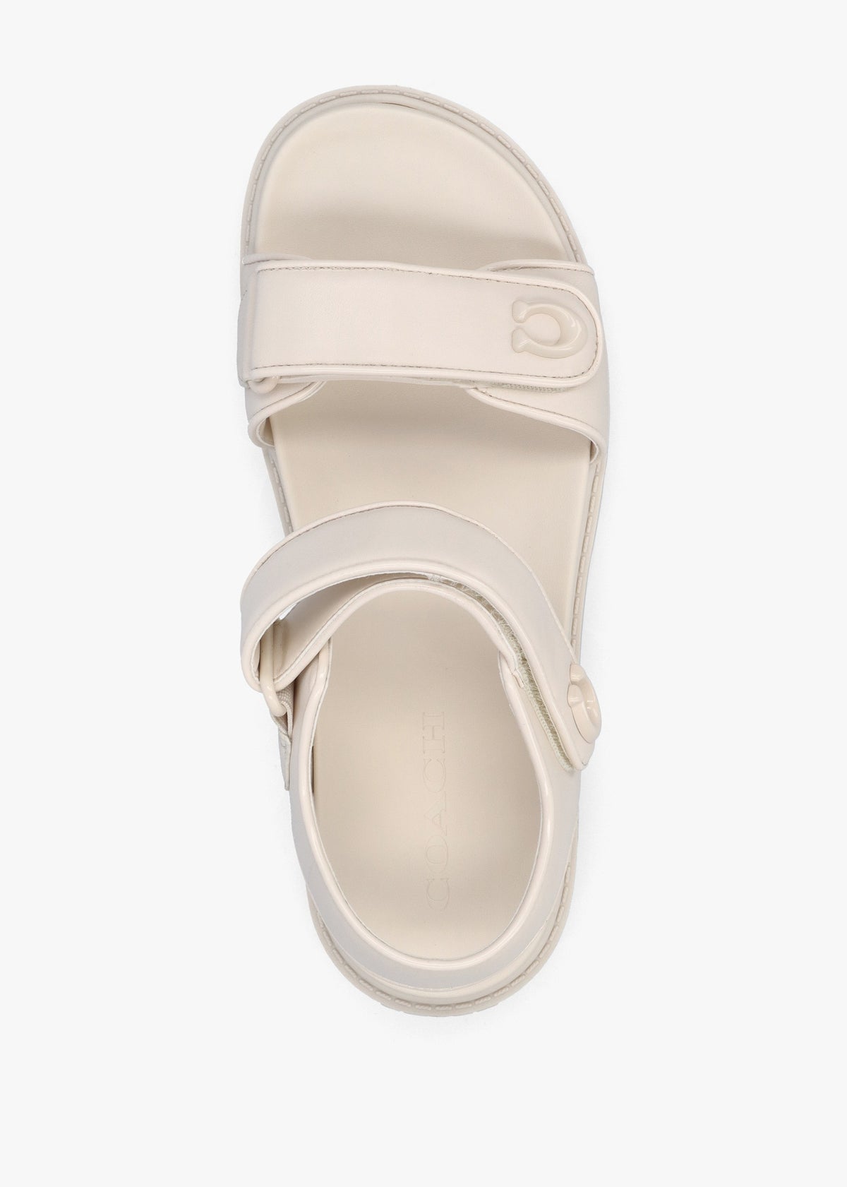 Brynn Chalk Leather Chunky Sandals