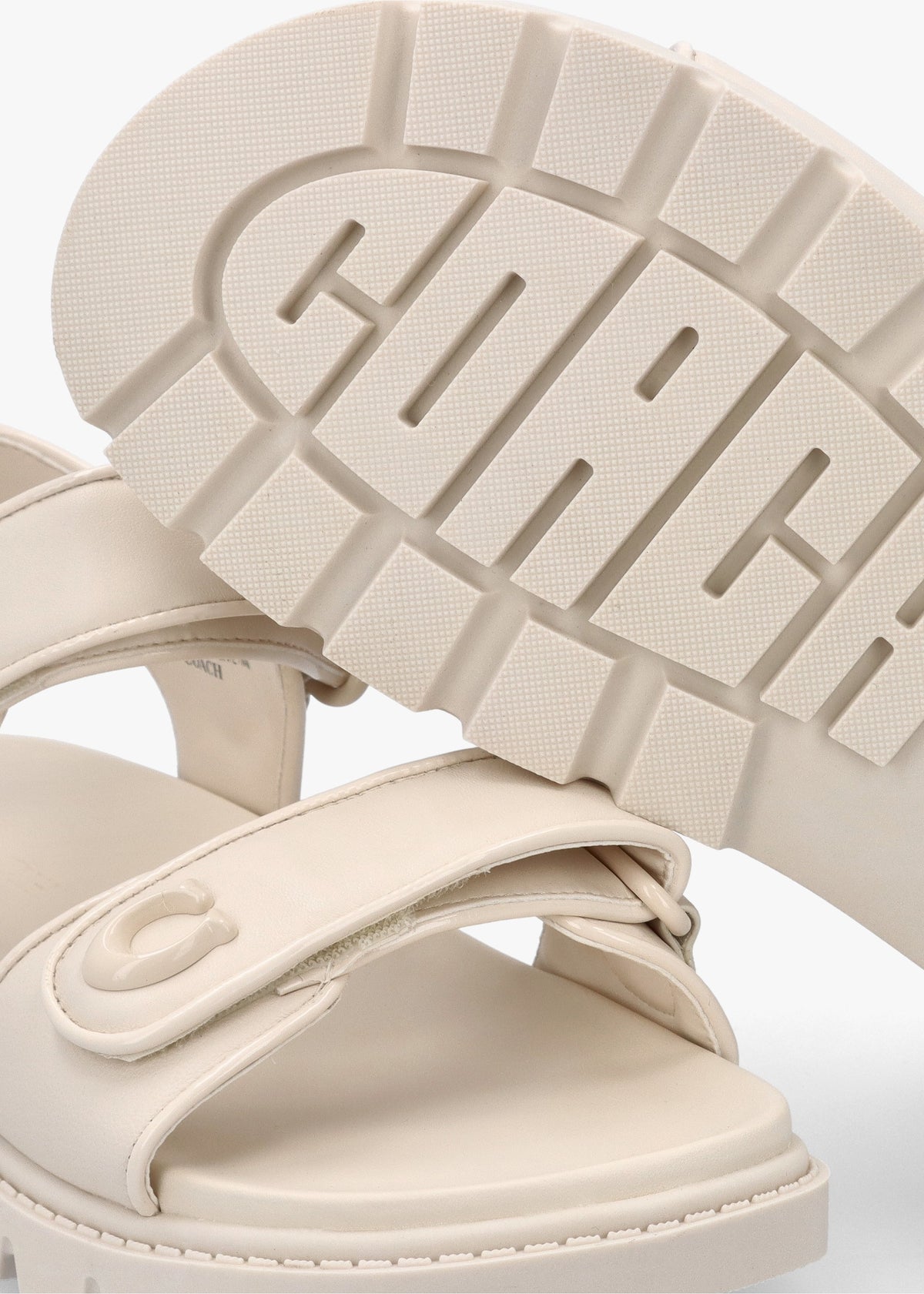 Brynn Chalk Leather Chunky Sandals