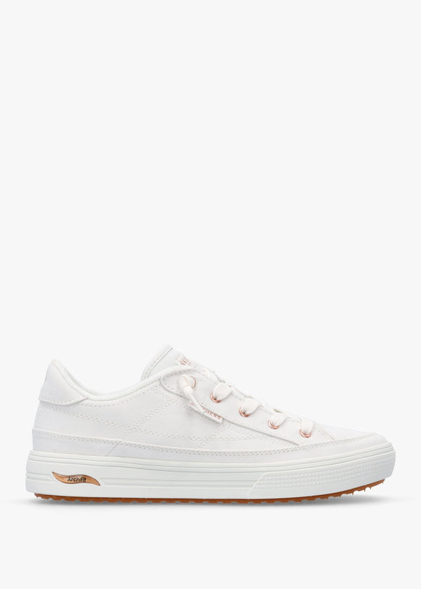 Women’s Vegan Arch Fit Meet Ya There White Trainers