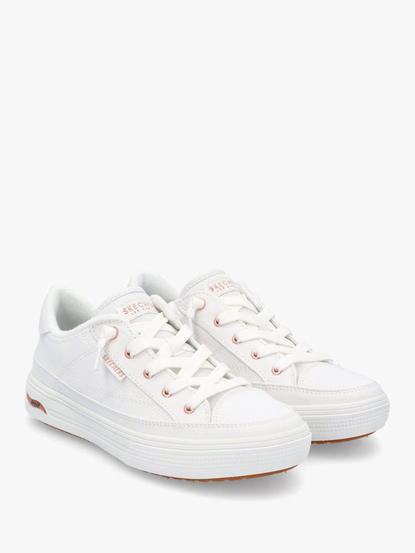 Women’s Vegan Arch Fit Meet Ya There White Trainers