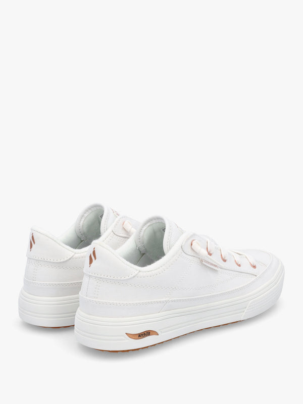 Women’s Vegan Arch Fit Meet Ya There White Trainers