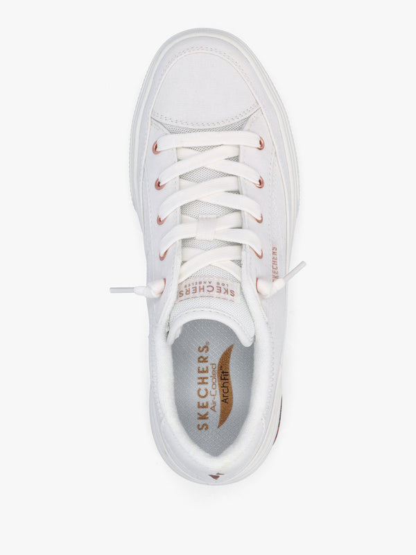 Women’s Vegan Arch Fit Meet Ya There White Trainers