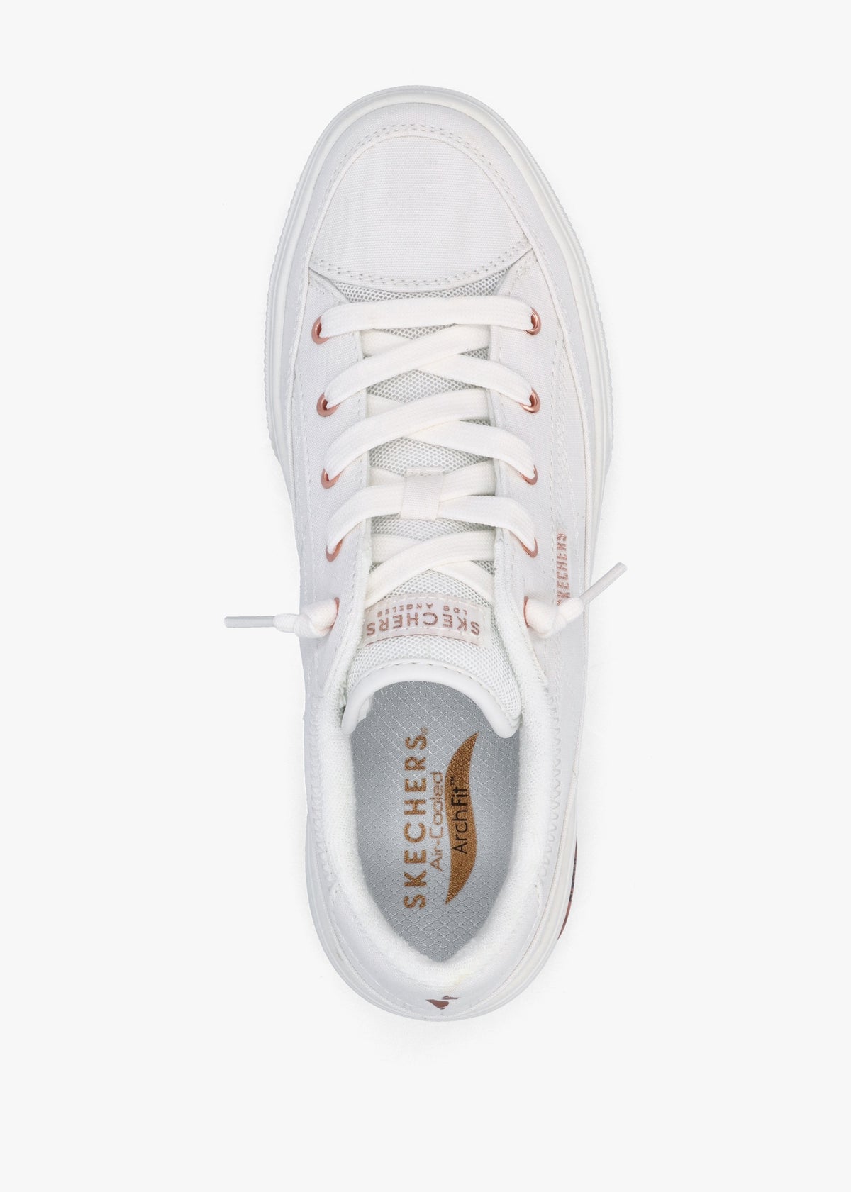 Women’s Vegan Arch Fit Meet Ya There White Trainers