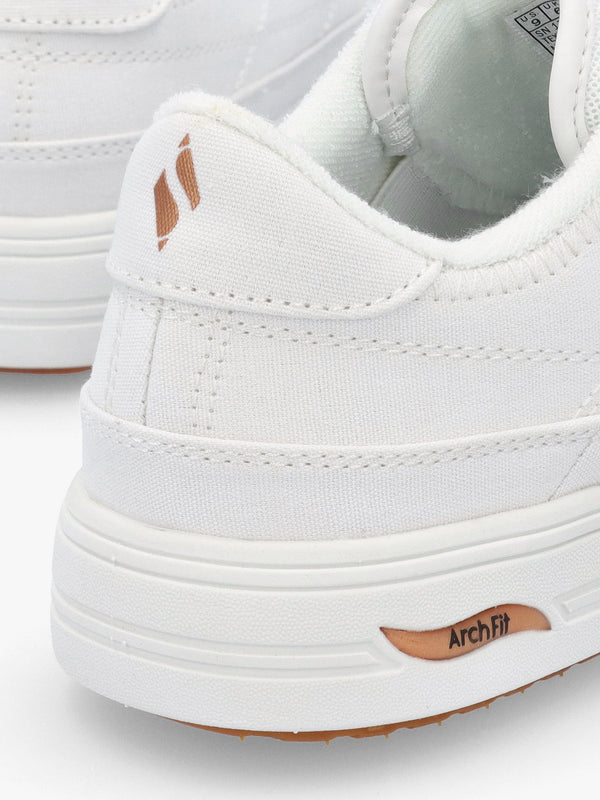 Women’s Vegan Arch Fit Meet Ya There White Trainers