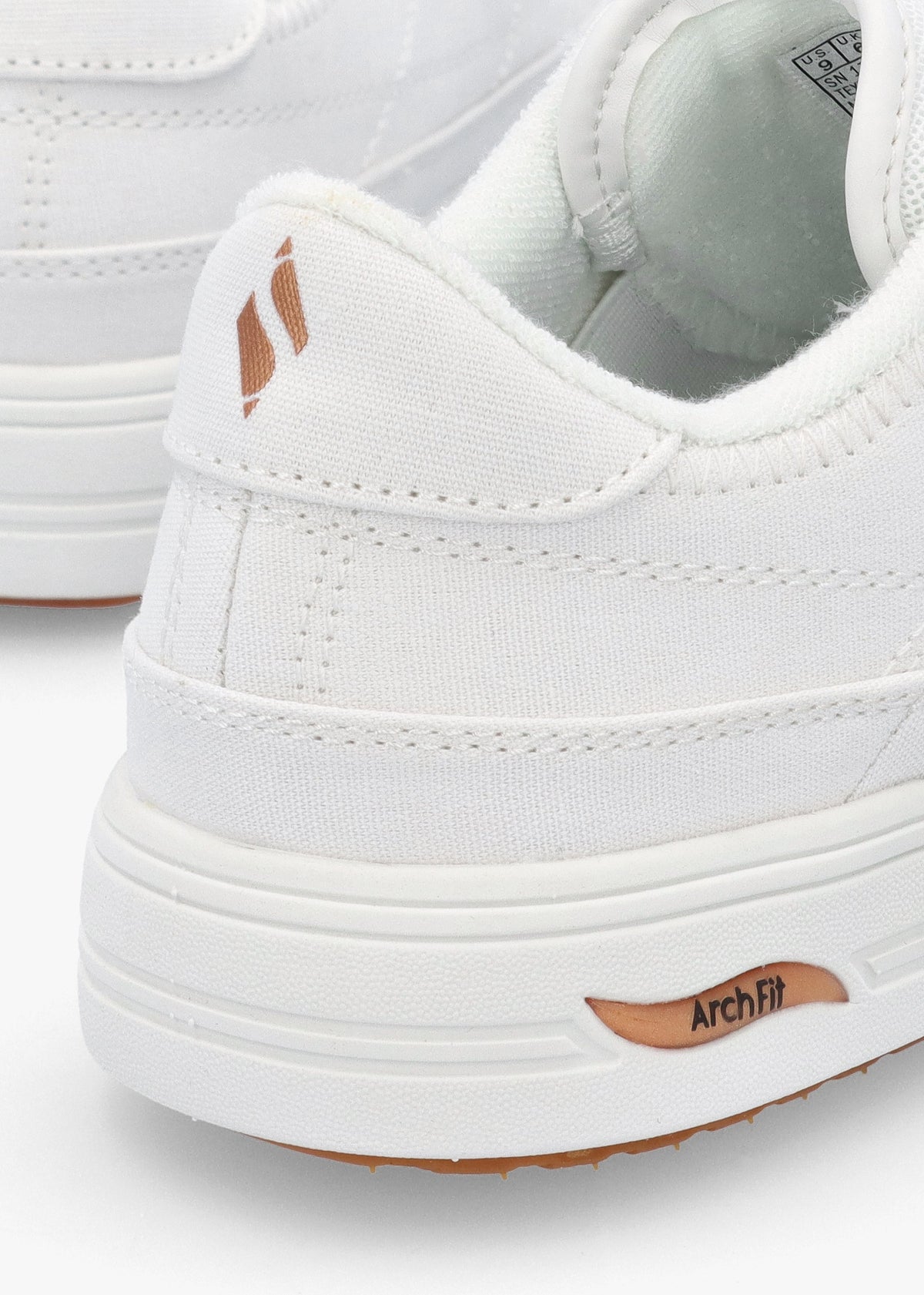 Women’s Vegan Arch Fit Meet Ya There White Trainers