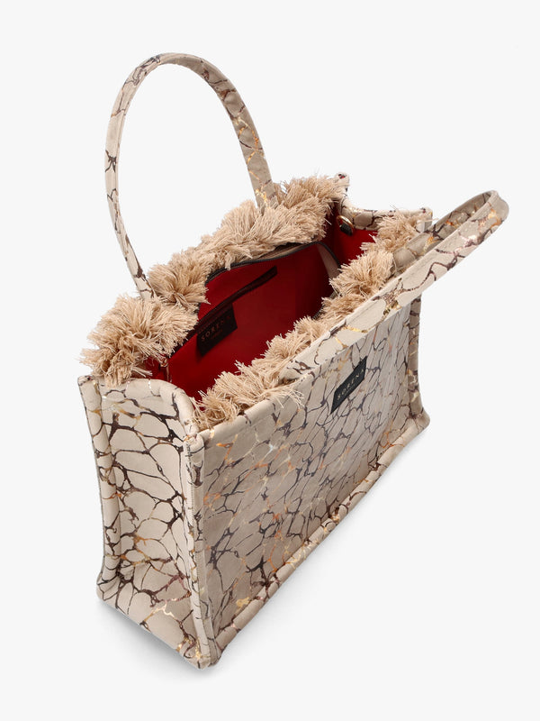 One-Of-A-Kind Ammoudi Large Multicoloured Tote Bag