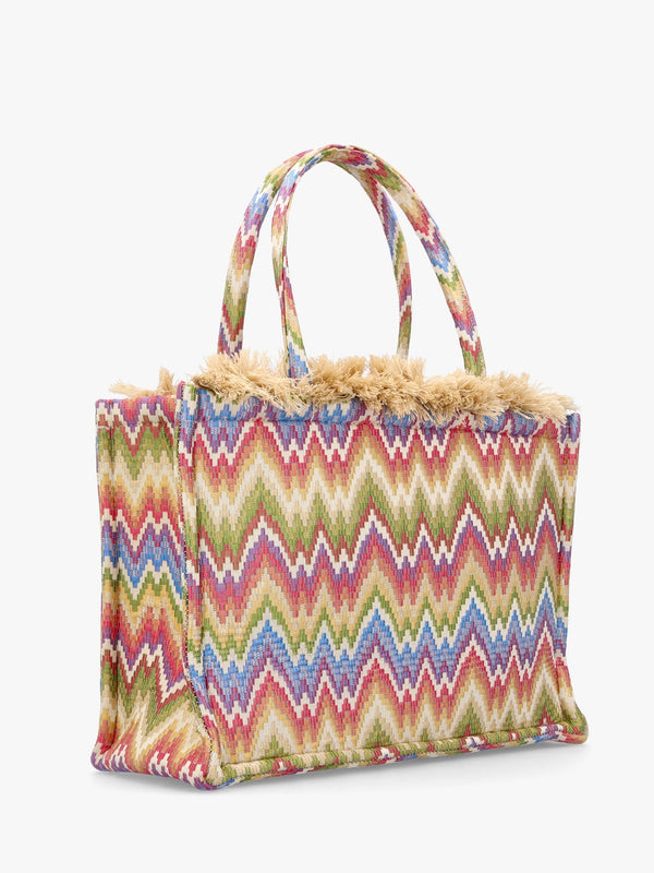 One-Of-A-Kind Cecilia Medium Multicoloured Tote Bag