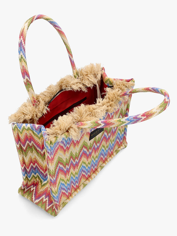 One-Of-A-Kind Cecilia Medium Multicoloured Tote Bag