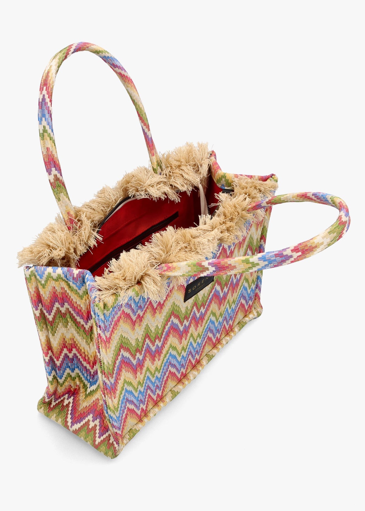 One-Of-A-Kind Cecilia Medium Multicoloured Tote Bag
