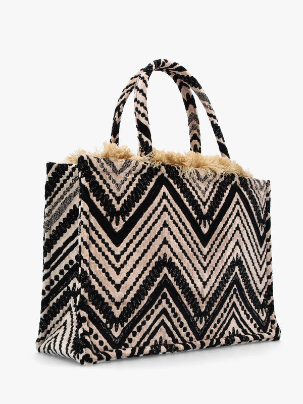 One-Of-A-Kind Koufonisi Large Multicoloured Tote Bag