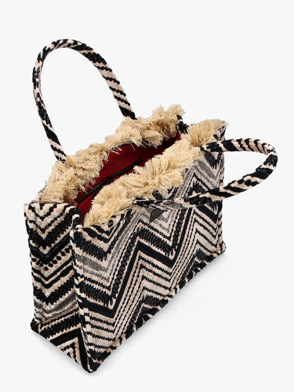 One-Of-A-Kind Koufonisi Large Multicoloured Tote Bag