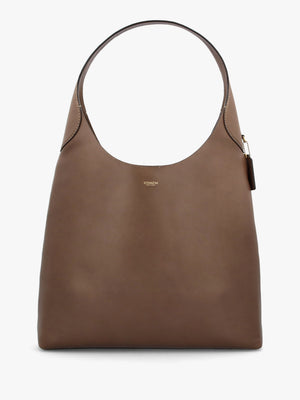 Brooklyn 39 Dark Stone Leather Shoulder Bag