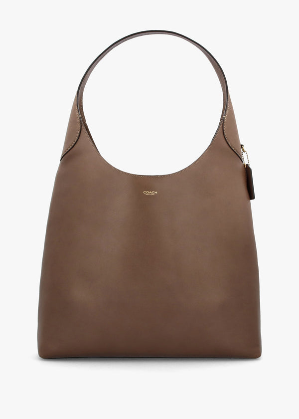Brooklyn 39 Dark Stone Leather Shoulder Bag