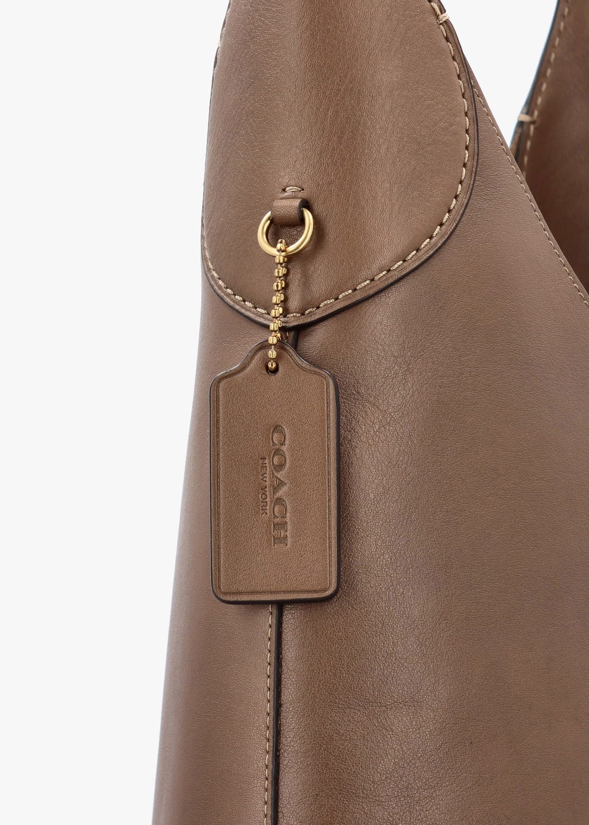 Brooklyn 39 Dark Stone Leather Shoulder Bag