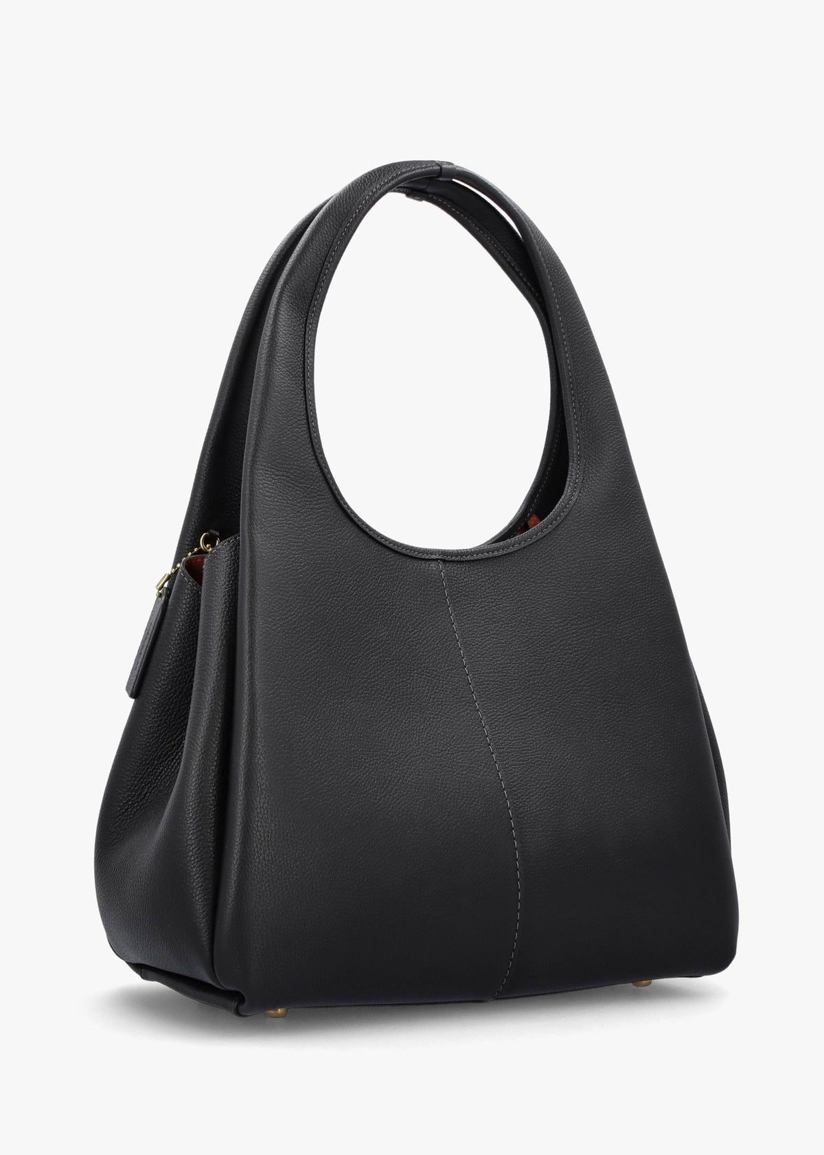 Lana Large Black Leather Shoulder Bag