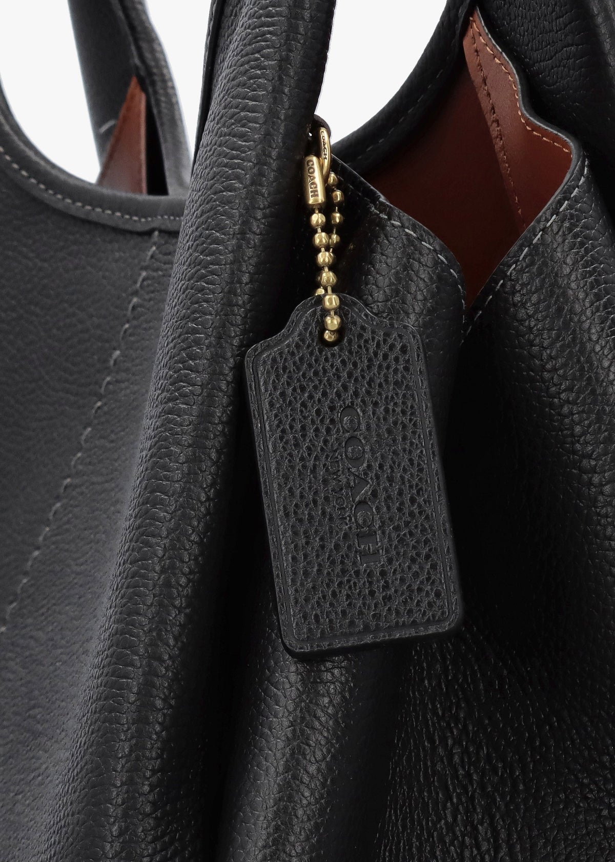Lana Large Black Leather Shoulder Bag