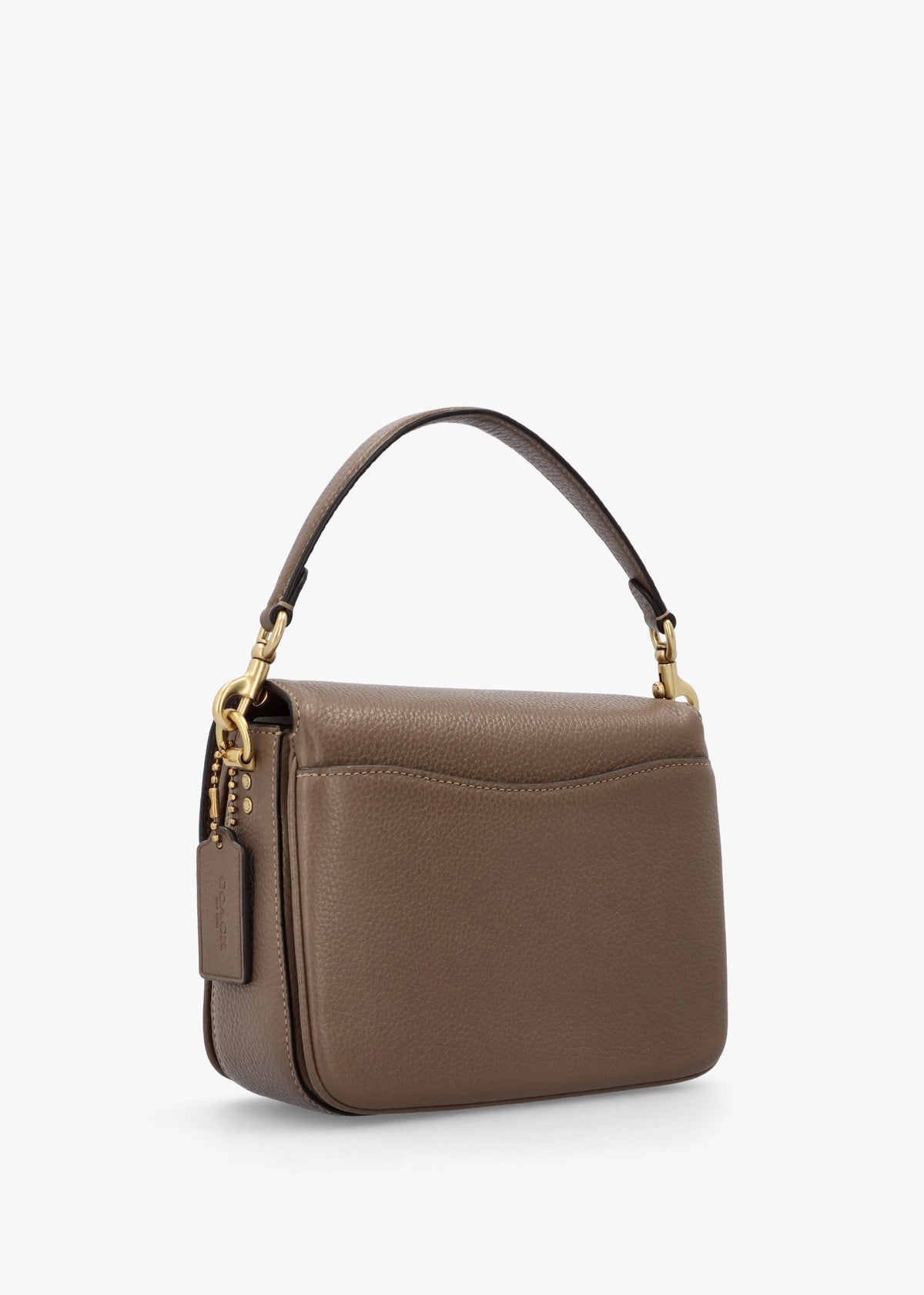 Cassie 19 Dark Stone Leather Cross-Body Bag