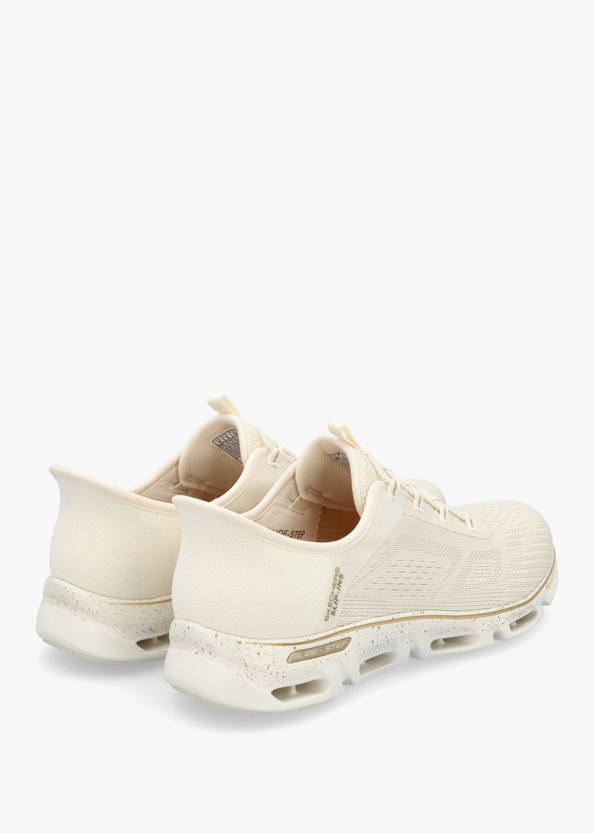 Women’s Vegan Glide Step Gratify Pace Natural Gold Trainers