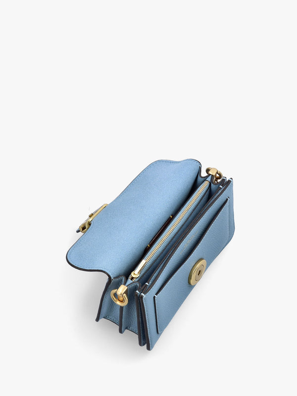 Tabby 20 Bluebell Leather Shoulder Bag