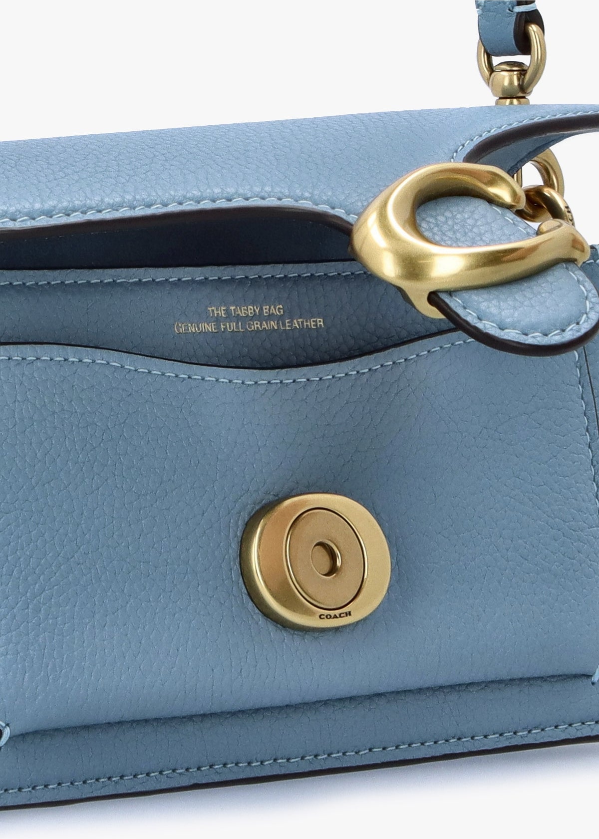 Tabby 20 Bluebell Leather Shoulder Bag