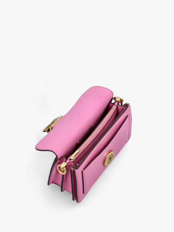 Tabby 20 Fuchsia Leather Shoulder Bag