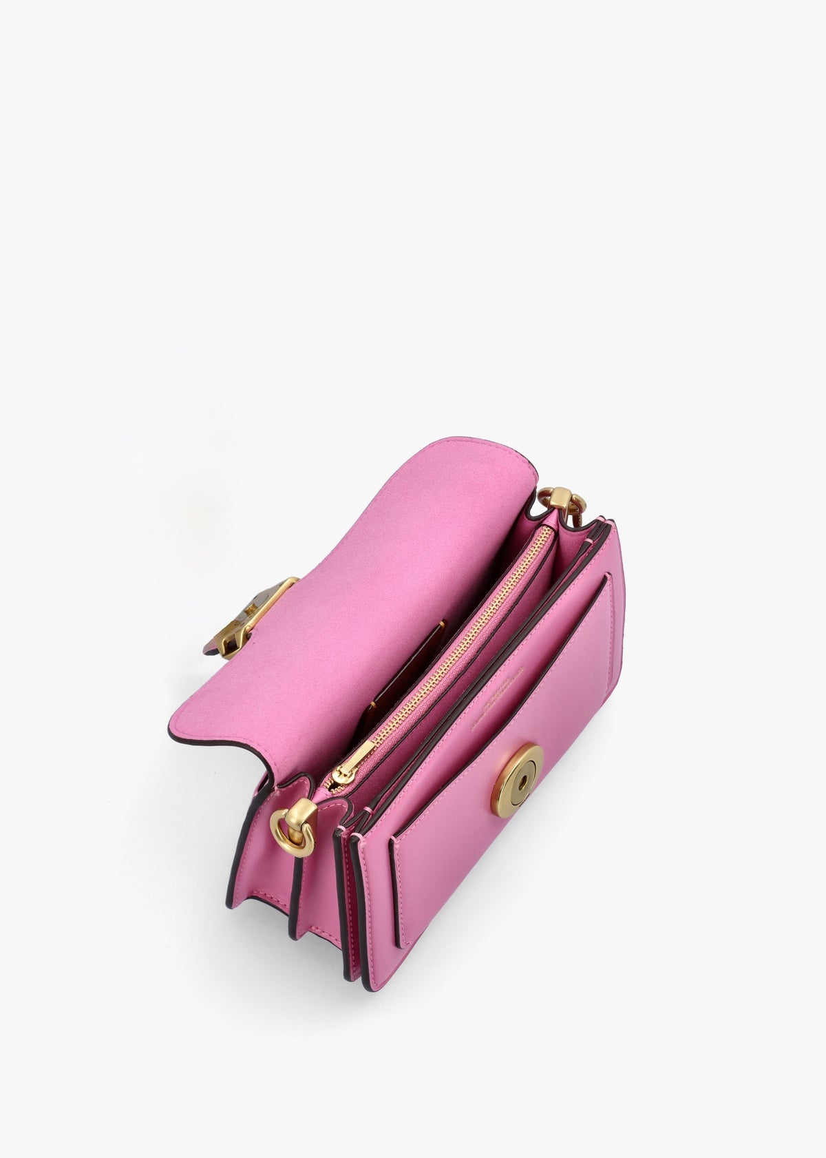 Tabby 20 Fuchsia Leather Shoulder Bag