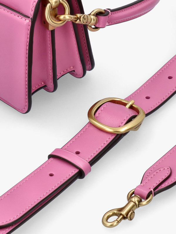 Tabby 20 Fuchsia Leather Shoulder Bag