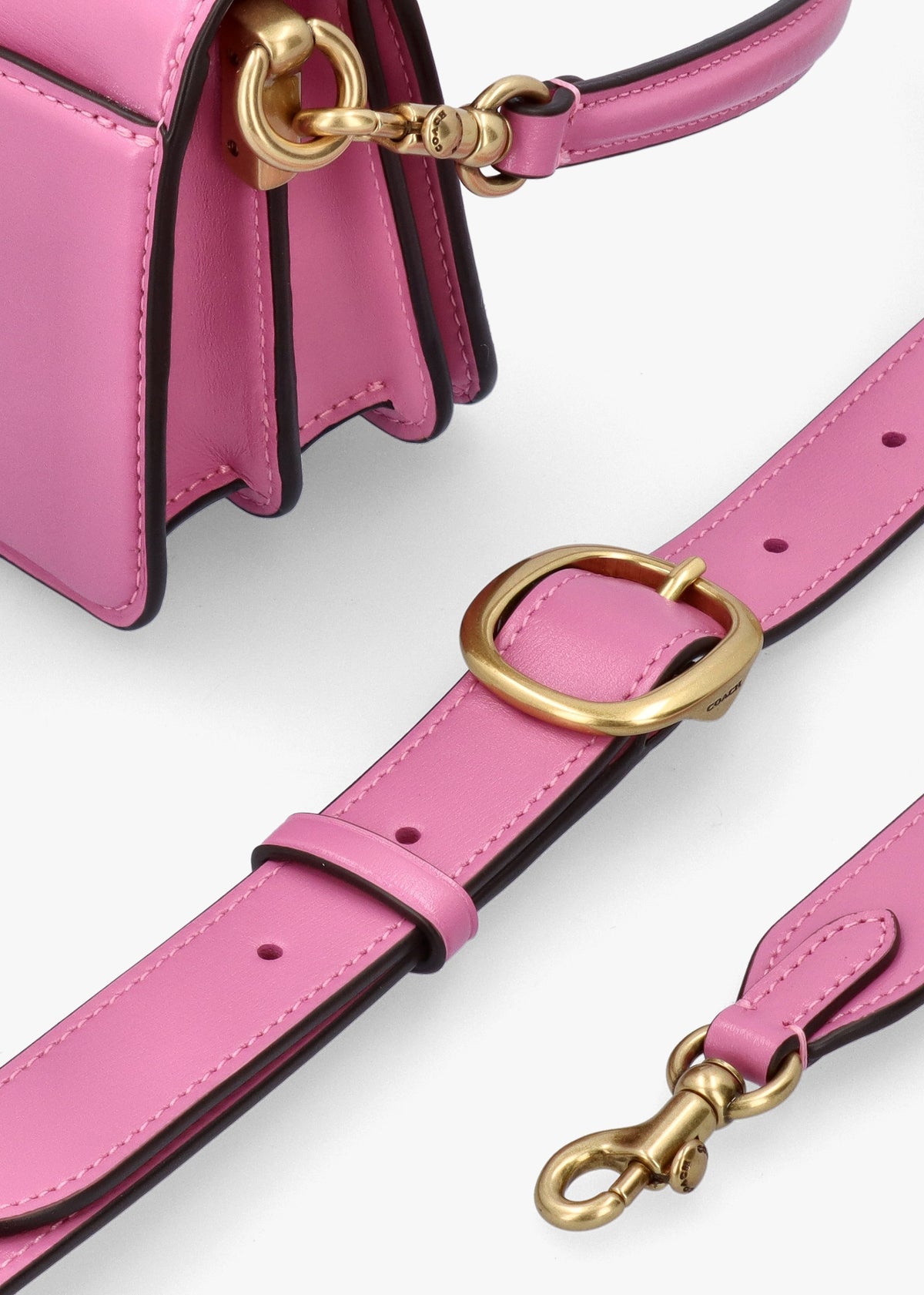 Tabby 20 Fuchsia Leather Shoulder Bag