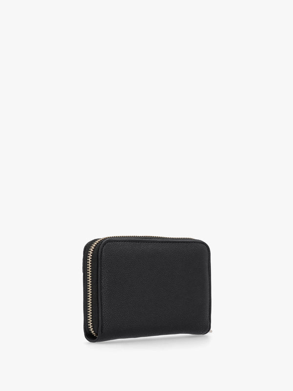 Eco Ali Black Zip Around Wallet