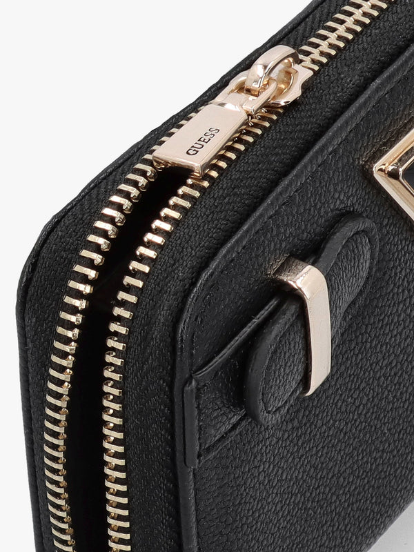 Eco Ali Black Zip Around Wallet