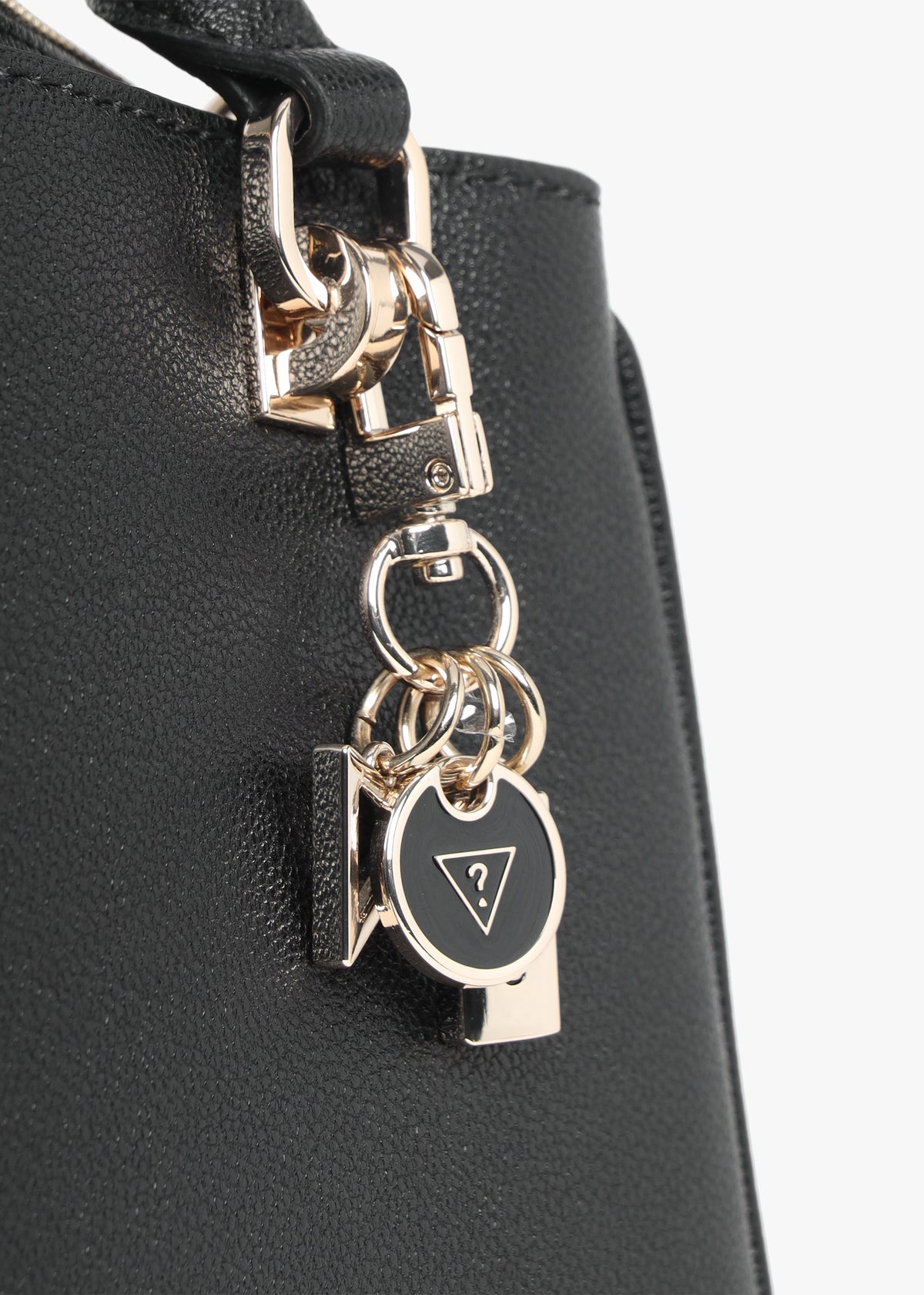 Fedora Black Shoulder Satchel Bag