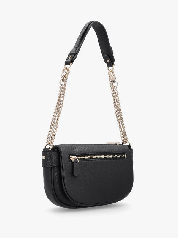 Fedora Black Shoulder Bag