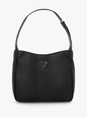 Fedora Black Hobo Shoulder Bag