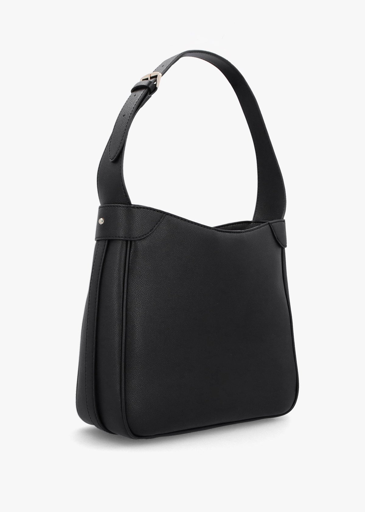 Fedora Black Hobo Shoulder Bag