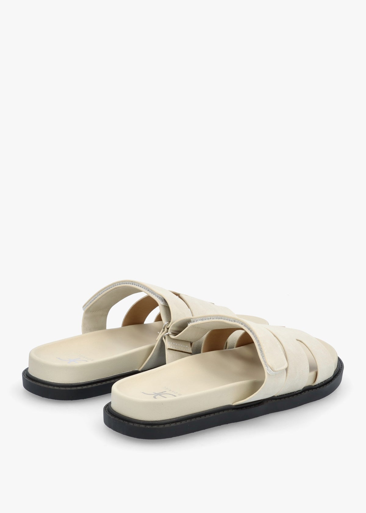 Yemmy Cream H Bar Flat Mules