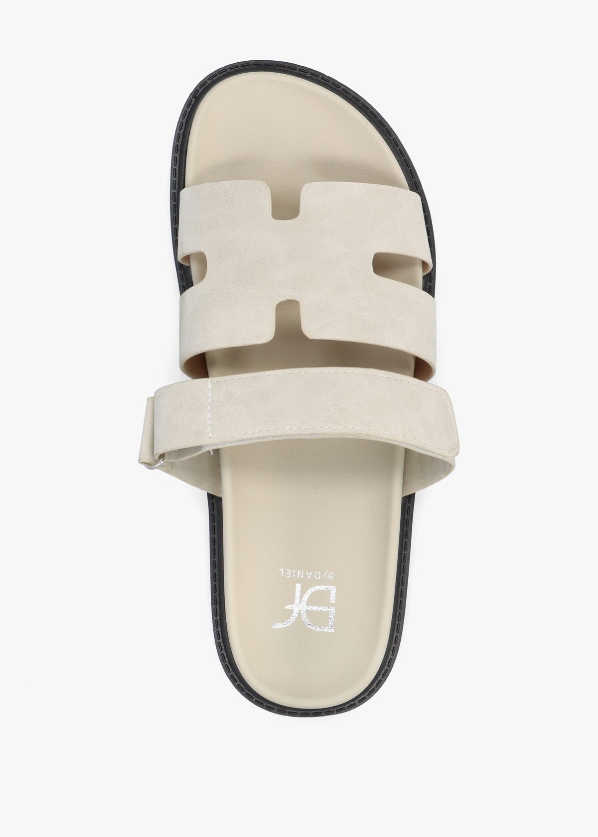 Yemmy Cream H Bar Flat Mules