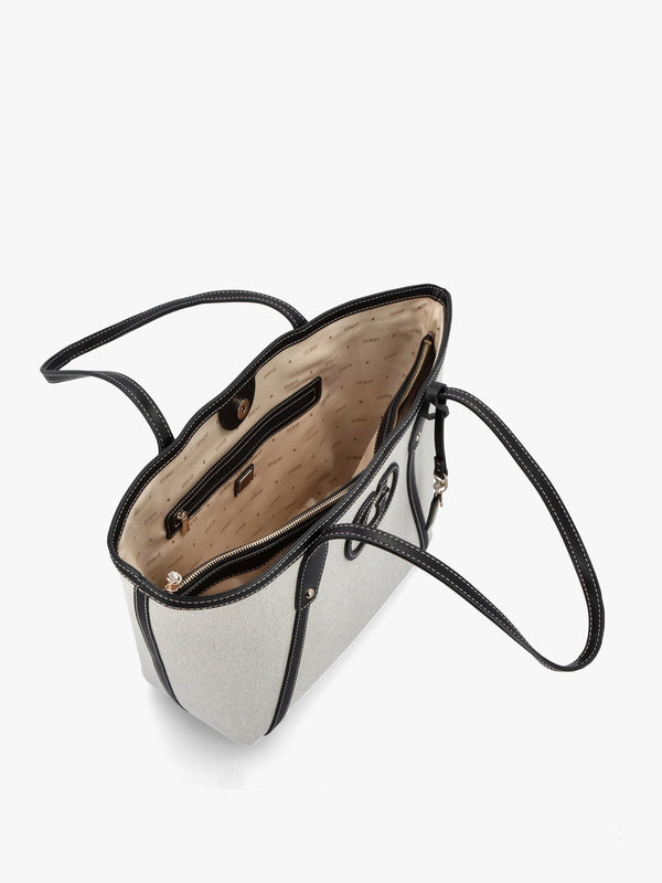 Sebina Natural Black Tote Bag