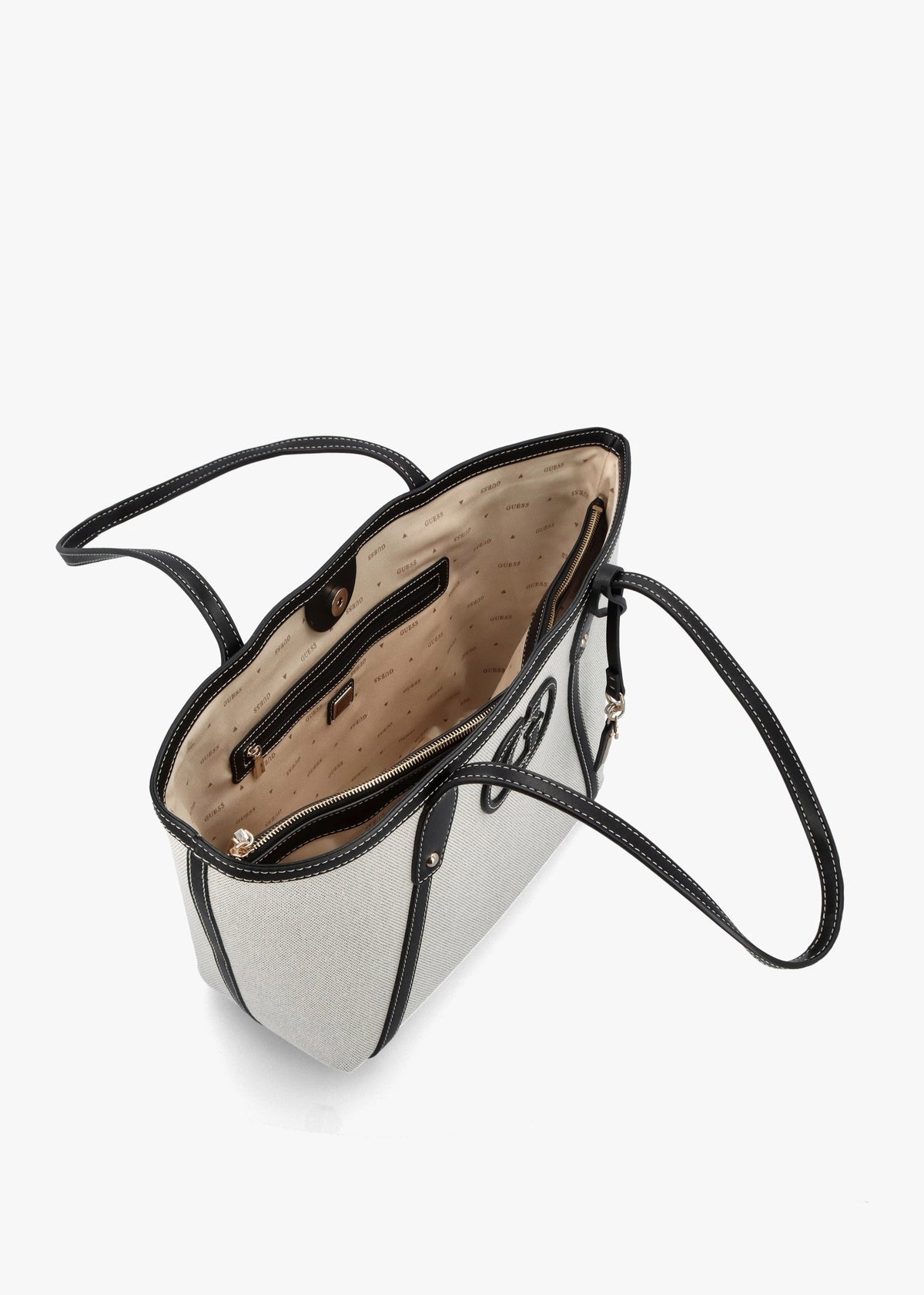 Sebina Natural Black Tote Bag