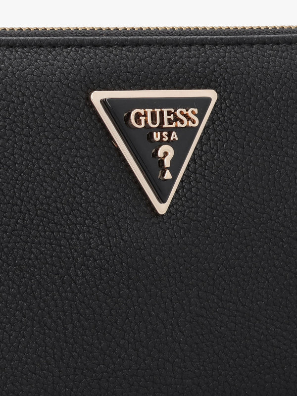 Large Laurel Black Zip Around Wallet