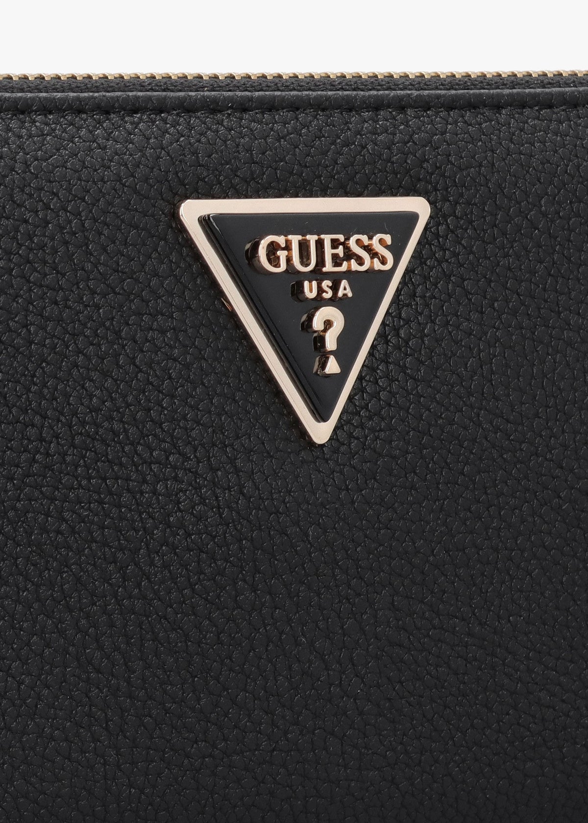 Large Laurel Black Zip Around Wallet