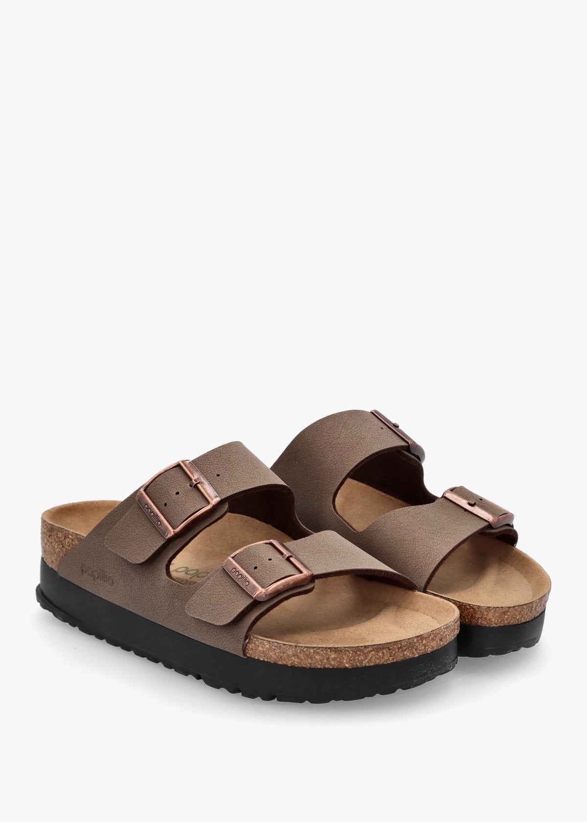 Arizona Pap Flex Platform Birko-Flor Mocca Mules