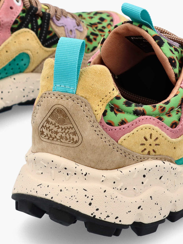 Women's Yamano 3 Beige Sand Suede & Nylon Trainers