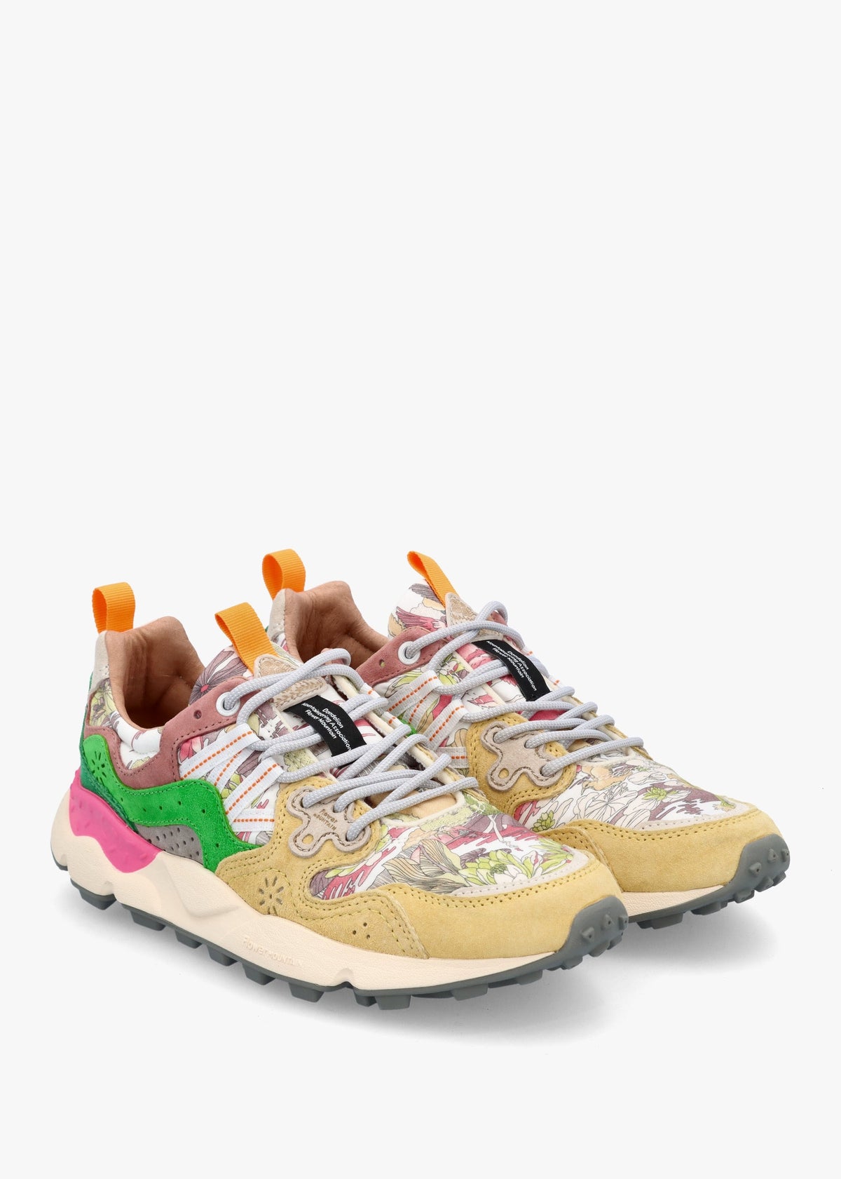 Women's Yamano 3 Salmon Multi Suede & Fabric Trainers