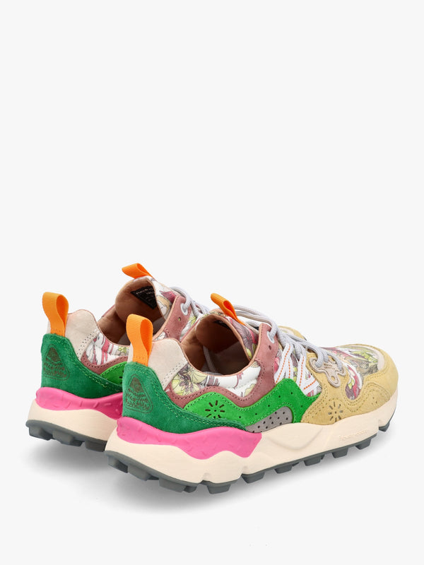 Women's Yamano 3 Salmon Multi Suede & Fabric Trainers