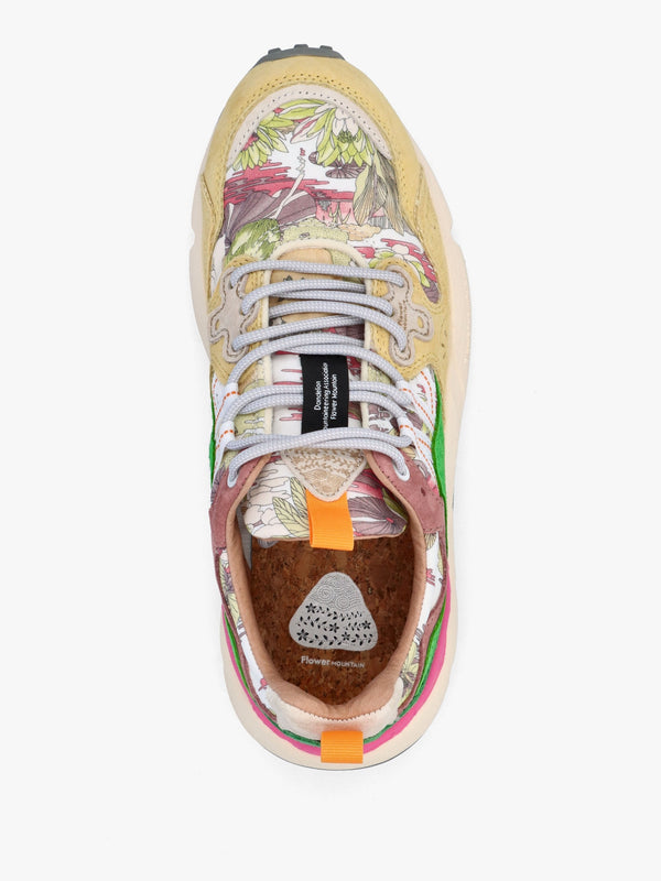 Women's Yamano 3 Salmon Multi Suede & Fabric Trainers